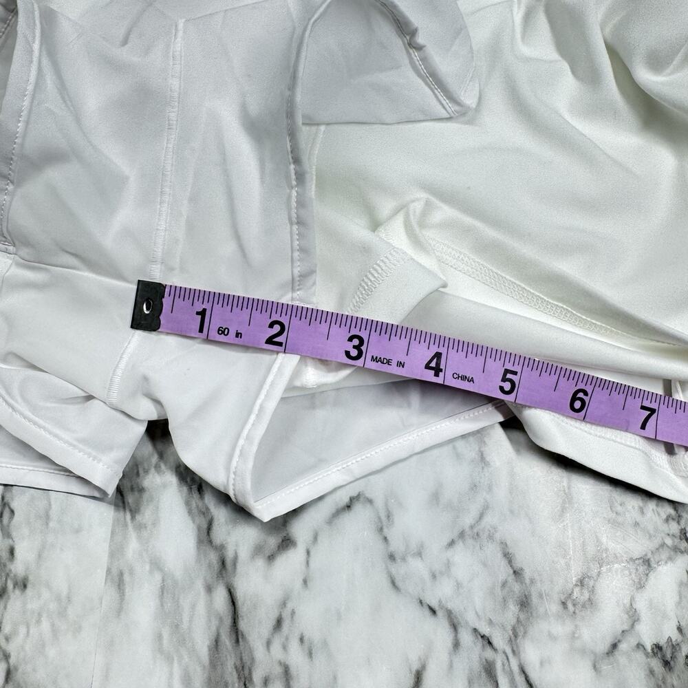 OFFLINE By Aerie 2" Hot Stuff Shorts Low Rise White 2 in 1 Size XXL Pockets - Picture 9 of 11